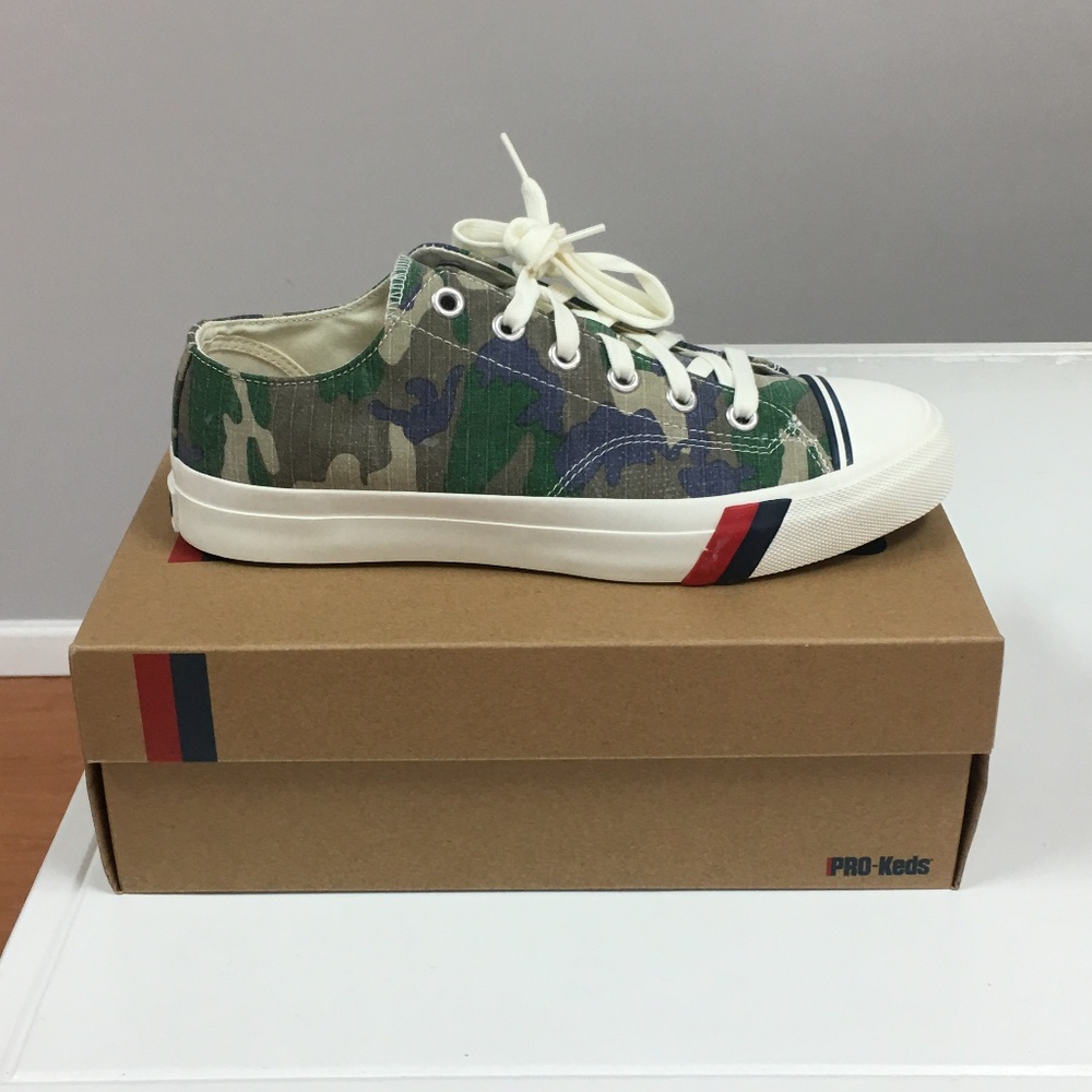 Pro Ked's- Men's Royal Lo- Camo Green